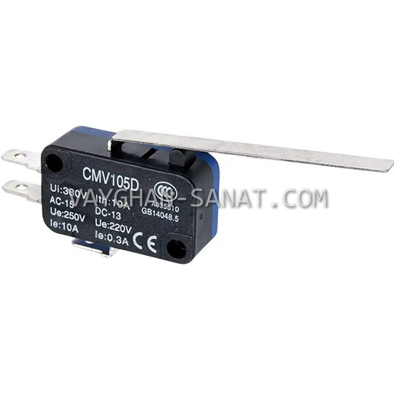 میکروسوئیچ اهرمی بلند ساده CNTD مدل CMV105D
