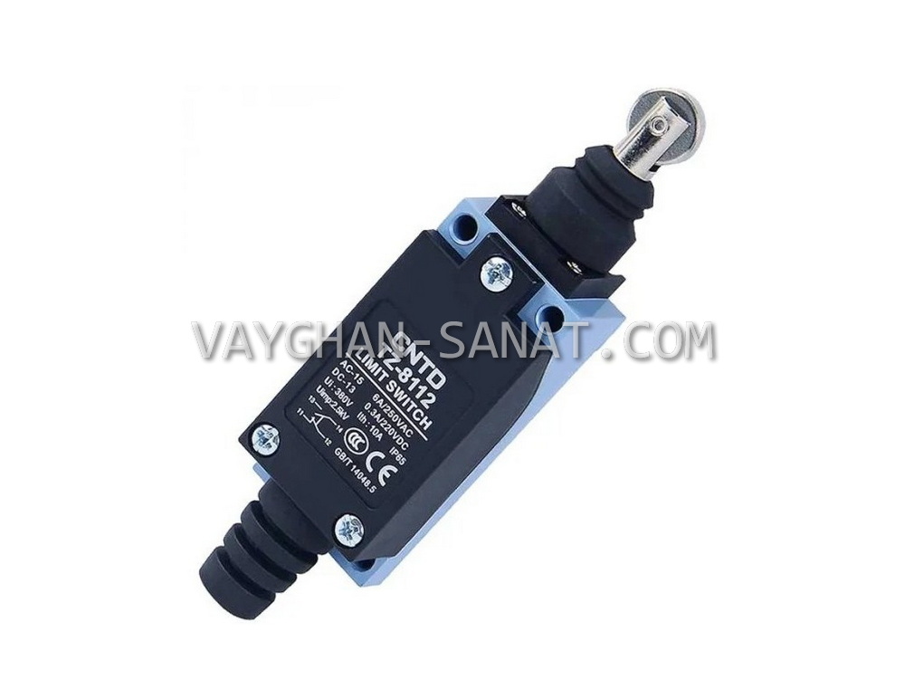 لیمیت سوئیچ قرقره دار فشاری سی ان تی دی CNTD کد TZ-8112