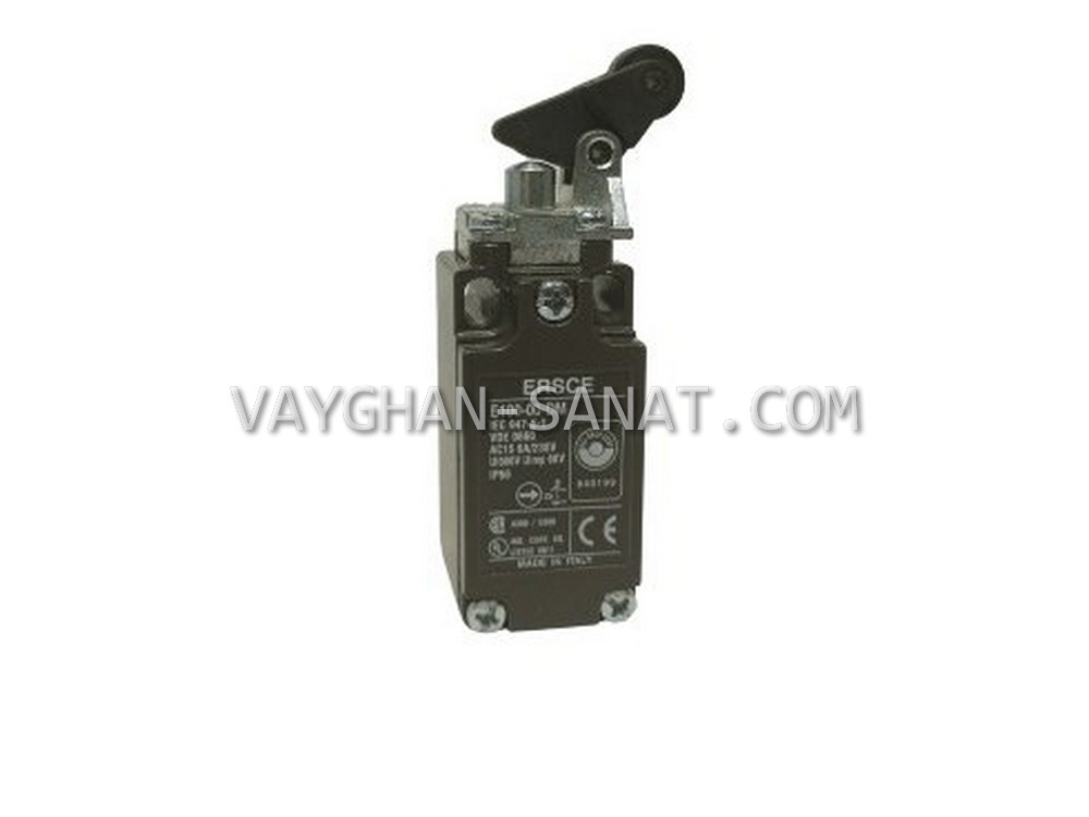 لیمیت سوئیچ یکطرفه معکوس - چپ زن بدنه فلزی ارش ERSCE ایتالیا مدل E100-00-DM