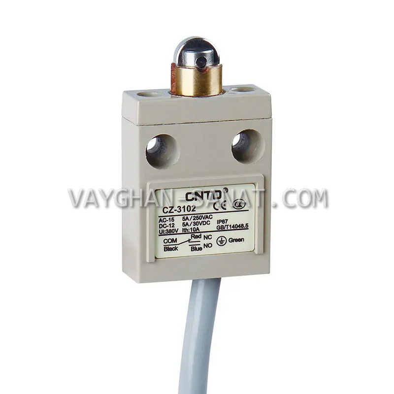 لیمیت سوییچ کابلی واترپروف سی ان تی دی CNTD کد CZ-3102