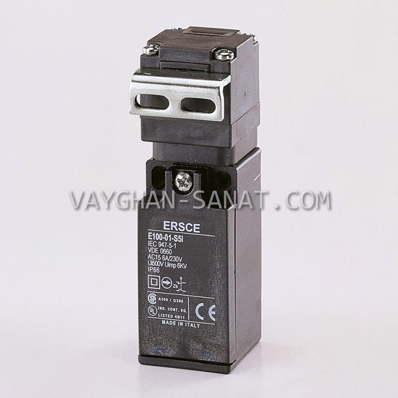 لیمیت سوئیچ ایمنی با کلید ارش ERSCE ایتالیا E100-01-S5I