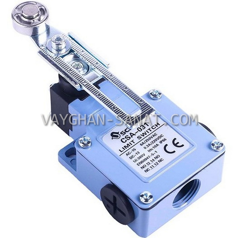 لیمیت سوئیچ رگلاژی با مغزی آهنی CNTD مدل CSA-031T