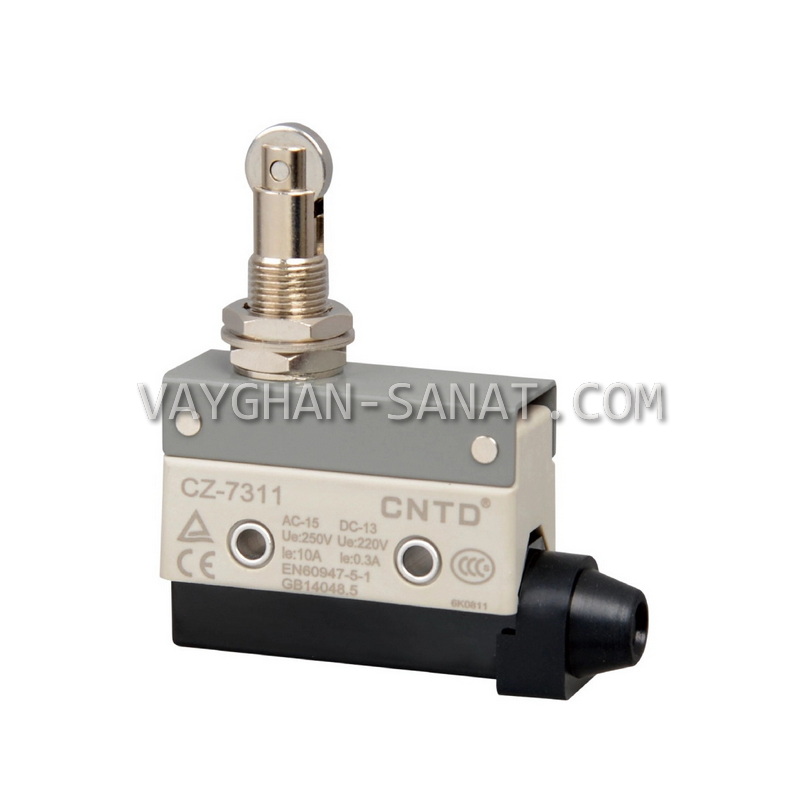 لیمیت سوئیچ قاب دار فشاری قرقره دار CNTD مدل CZ-7311