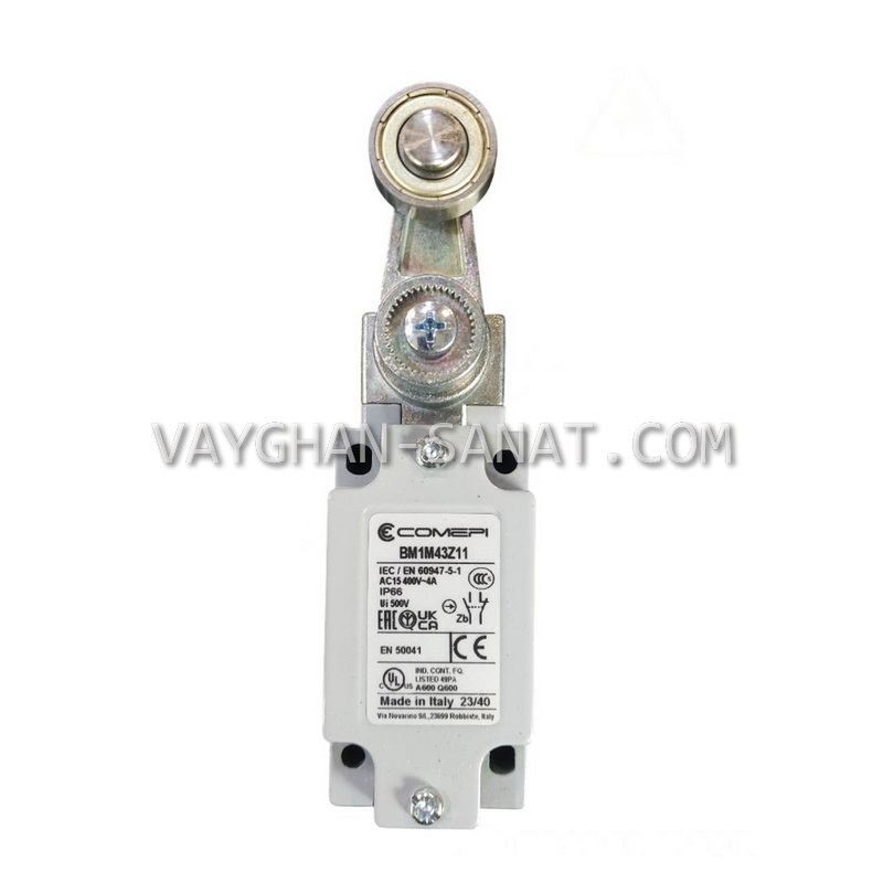 میکروسوئیچ دو طرفه قرقره فلزی کامپی COMEPI مدل BM1M42Z11